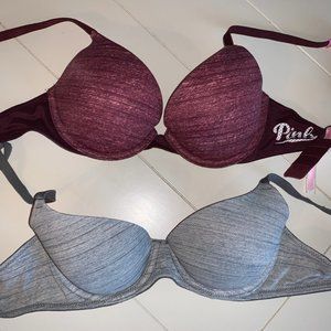 TWO VICTORIA SECRET 32A BRAS
